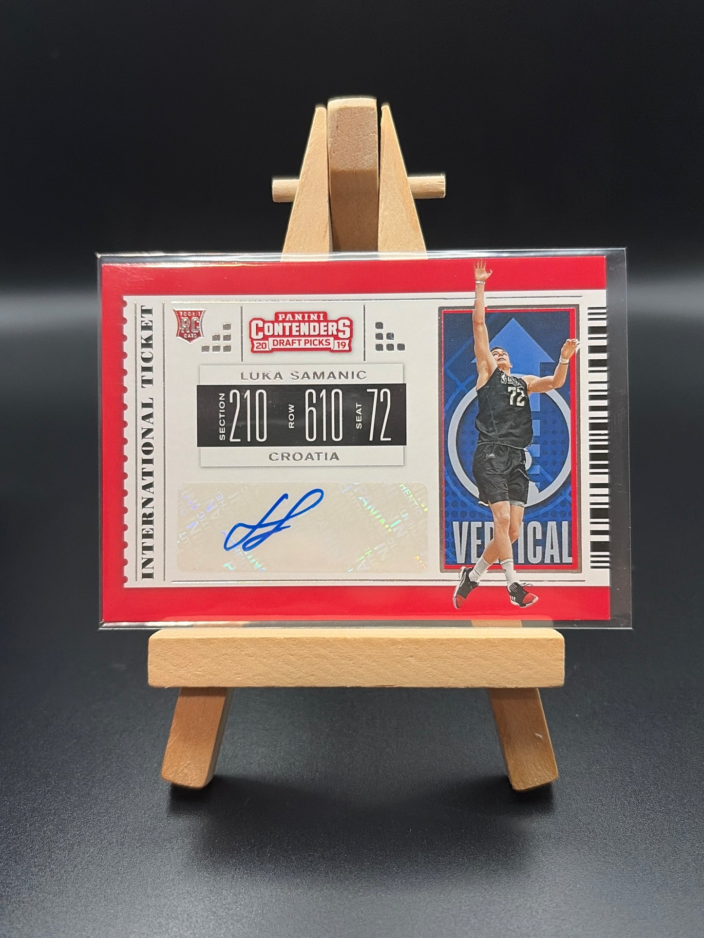 2019 Luka Samanic Autographed Rookie Card