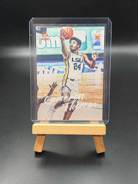 2021 Panini- Chronicles Luminance Draft Picks Orange parallel Cameron Thomas
