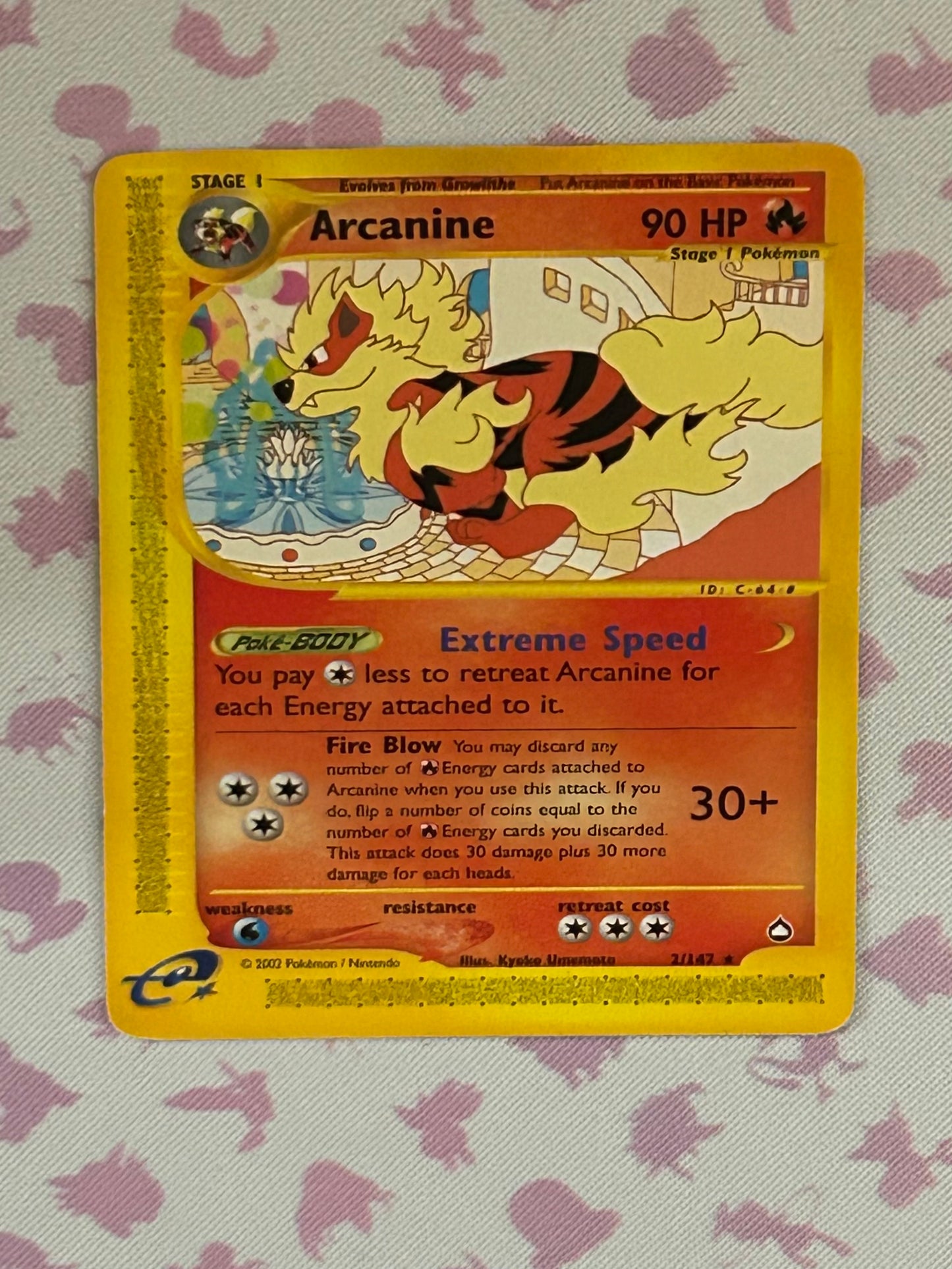 Arcanine Aquapolis (AQ)