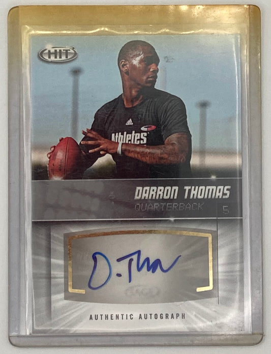 2012 Sage Darren Thomas Autographed