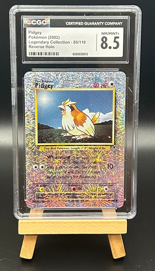 CGC 8.5 Pidgey - Legendary Collection (LC) Reverse Holo