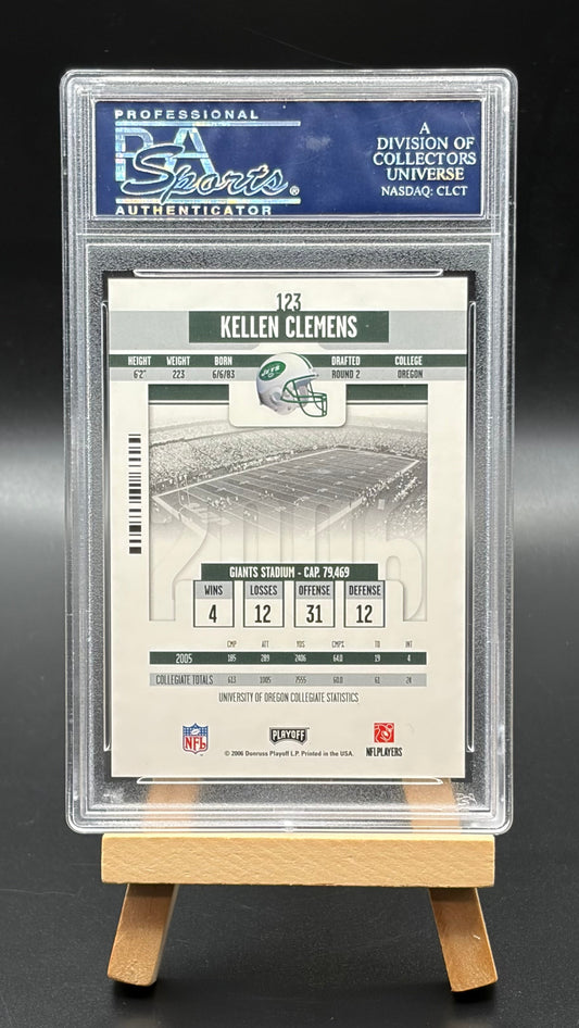 2006 Playoff Contenders Kellen Clemens #123 Ticket Auto Autograph RC PSA 9 Mint