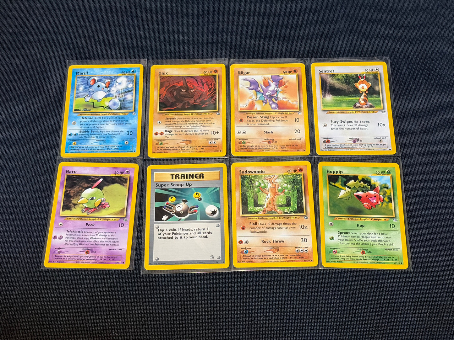 8 Card LP Neo Genesis Card Lot