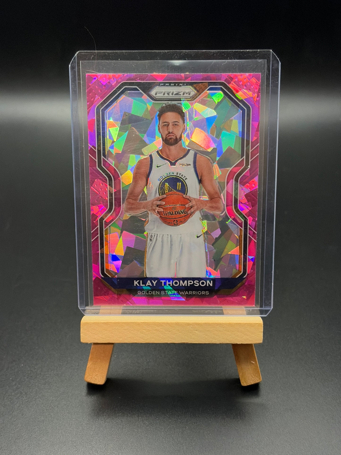 2020-2021 Panini Prizm Klay Thompson Pink Crack Ice
