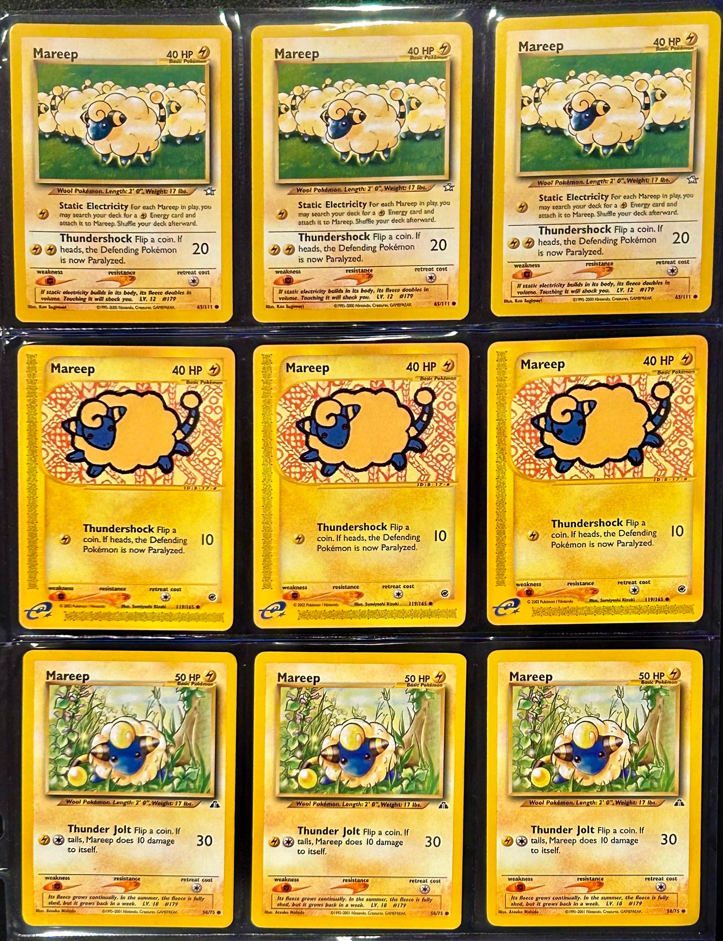 9 Card Mareep lot