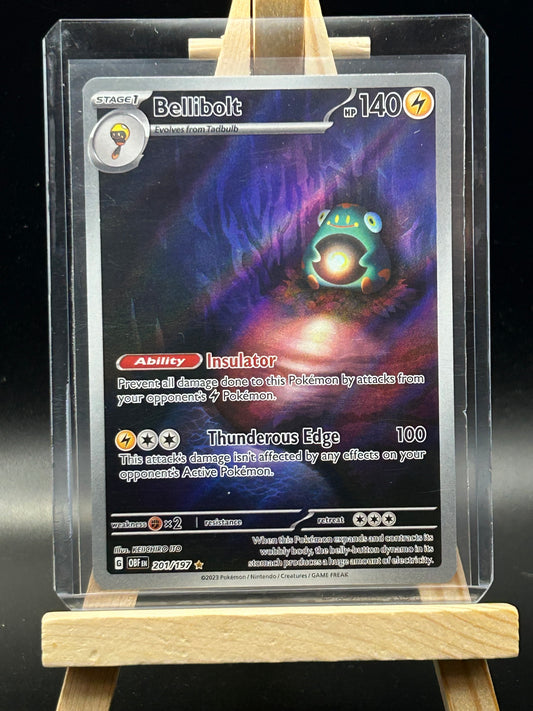 Bellibolt Illustration Rare- SV03: Obsidian Flames (OBF)