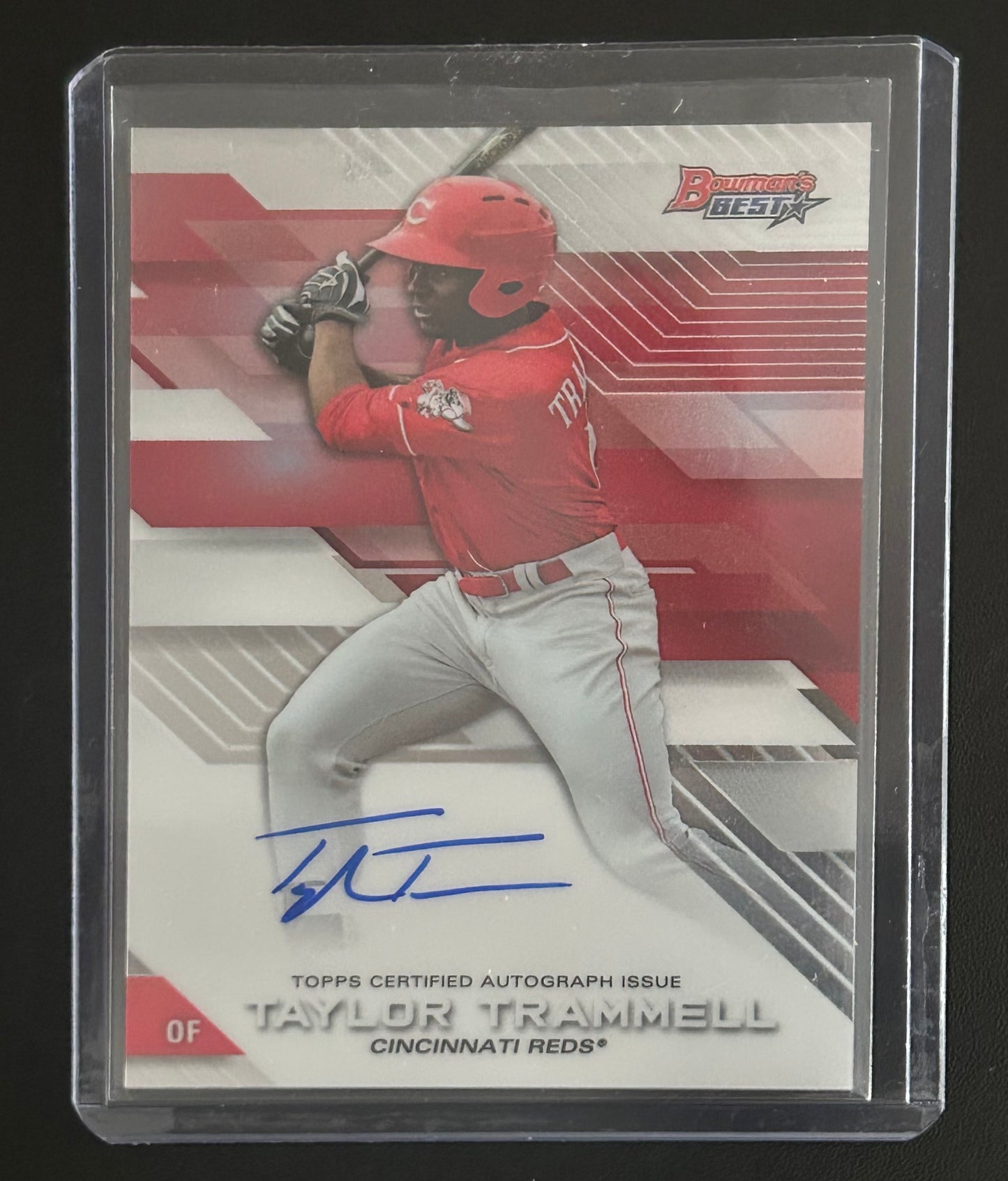 2017 Bowmans Best Taylor Trammell Topps Certified Autograph