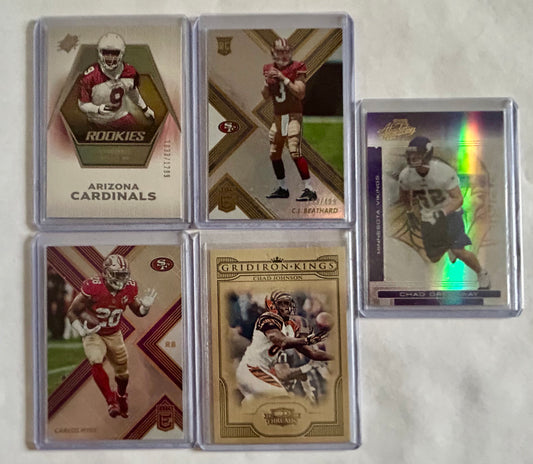 NFL Numbered Card Lot #3