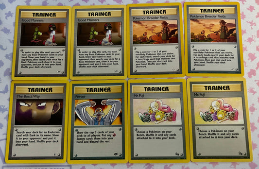8 Pokémon Card Mixed Lot