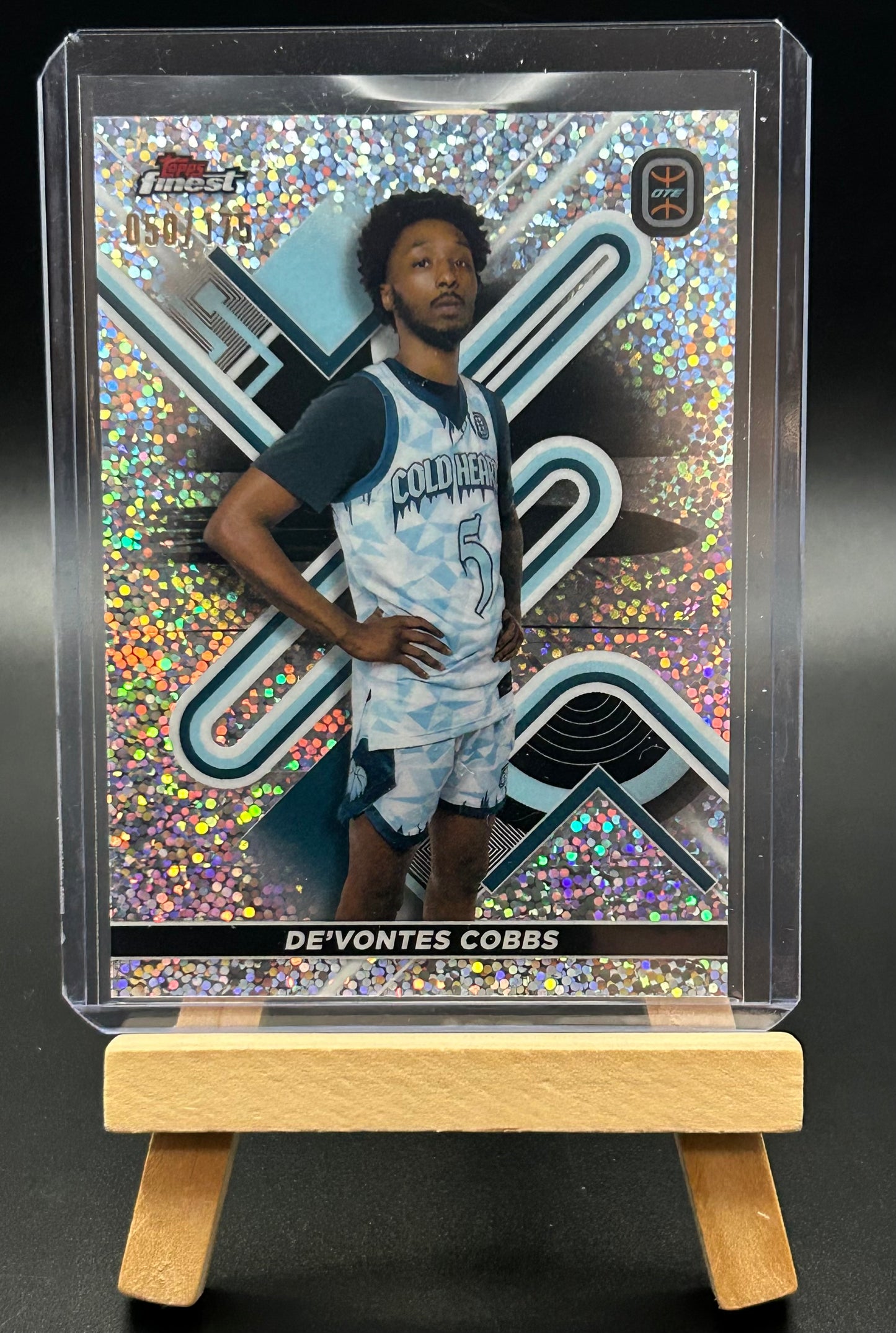 2022-23 Topps Finest OTE - DE’Vontes Cobbs #63 Numbered #'d /175