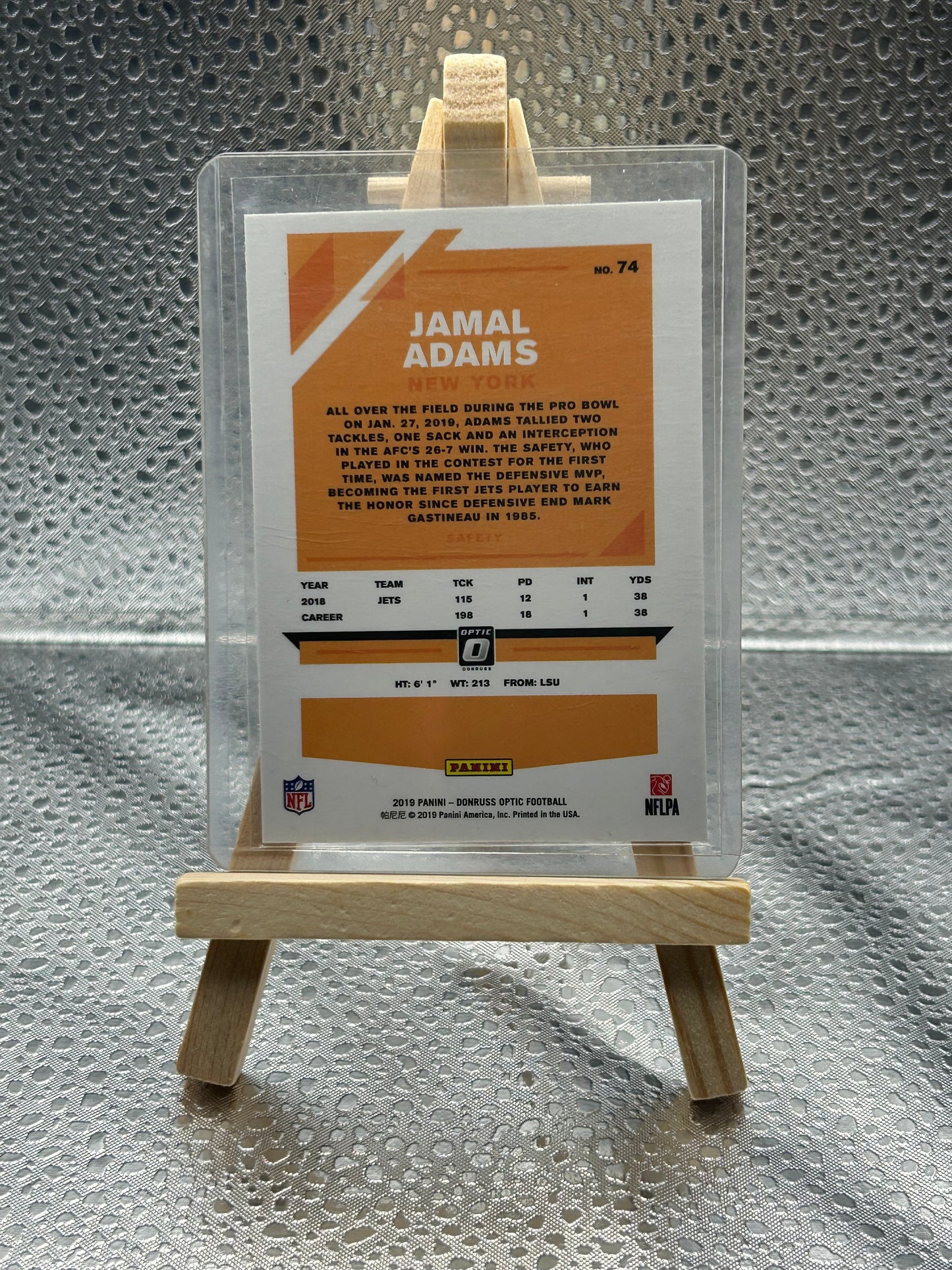 2019-Panini Donruss Optic Football Jamal Adams