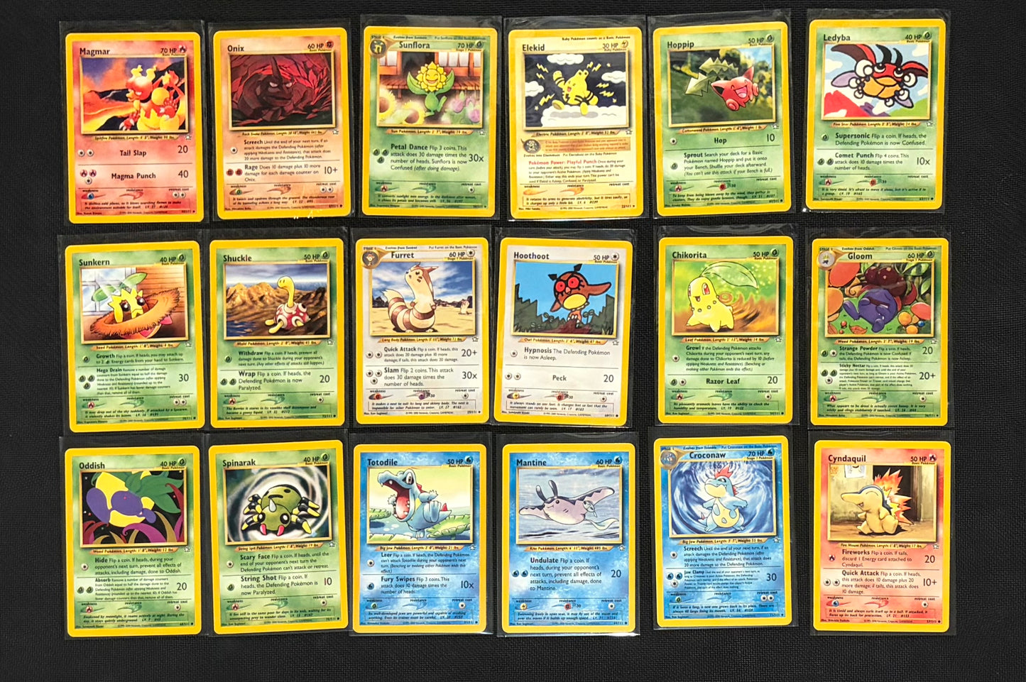 47 Card LP-NM Neo Genesis Card Lot
