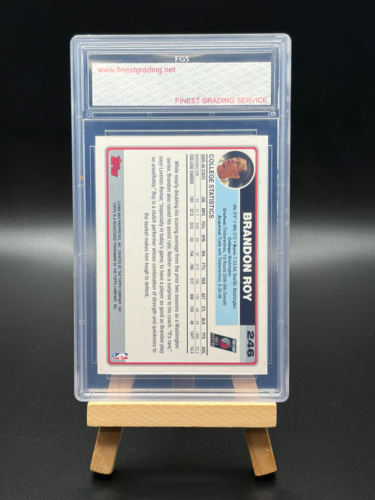 2006 Topps RC Brandon Roy Graded 10 FGS