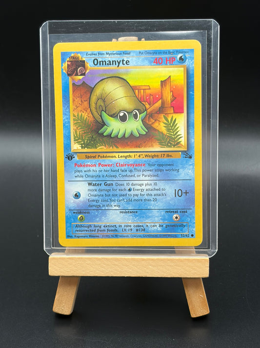 Omanyte 1st Edition-Fossil (FO) LP