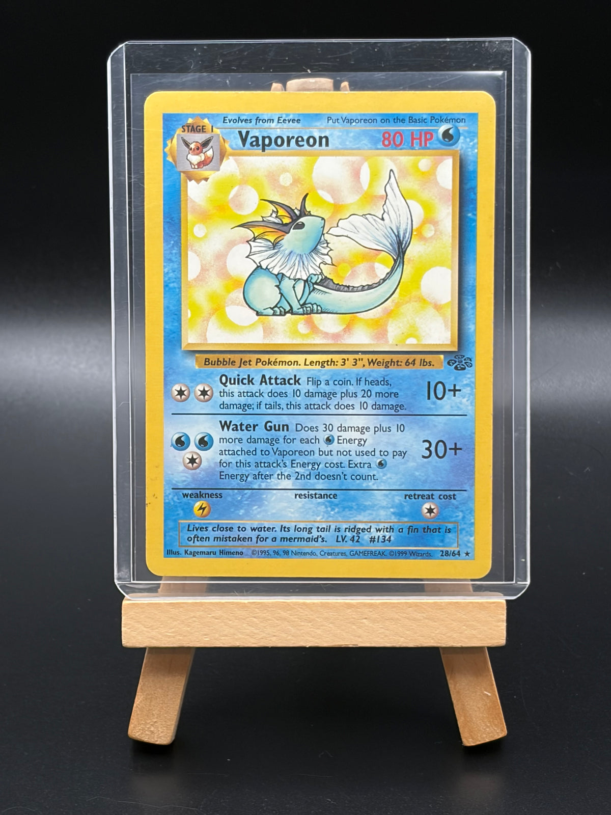 Vaporeon (28/64) - Jungle (JU) Rare
