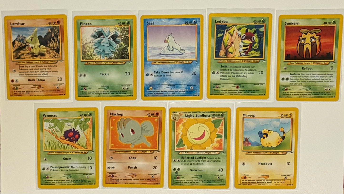 9 Card Neo Destiny LP Lot No duplicates