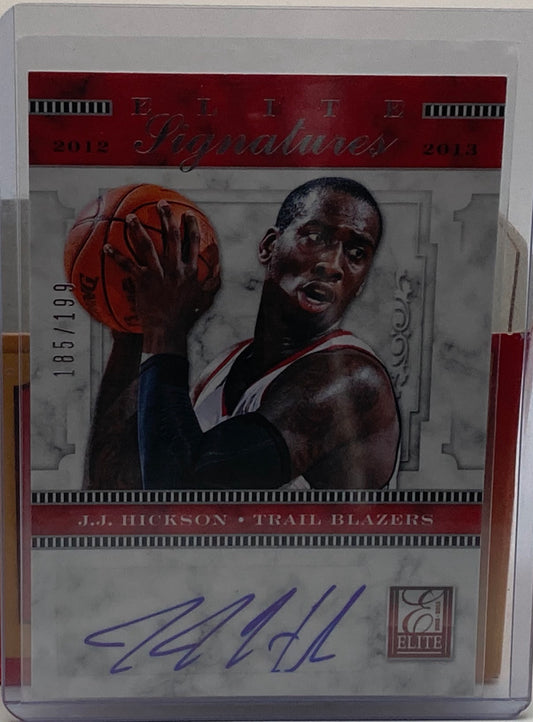 2012 JJ Hickson Numbered And Autographed.