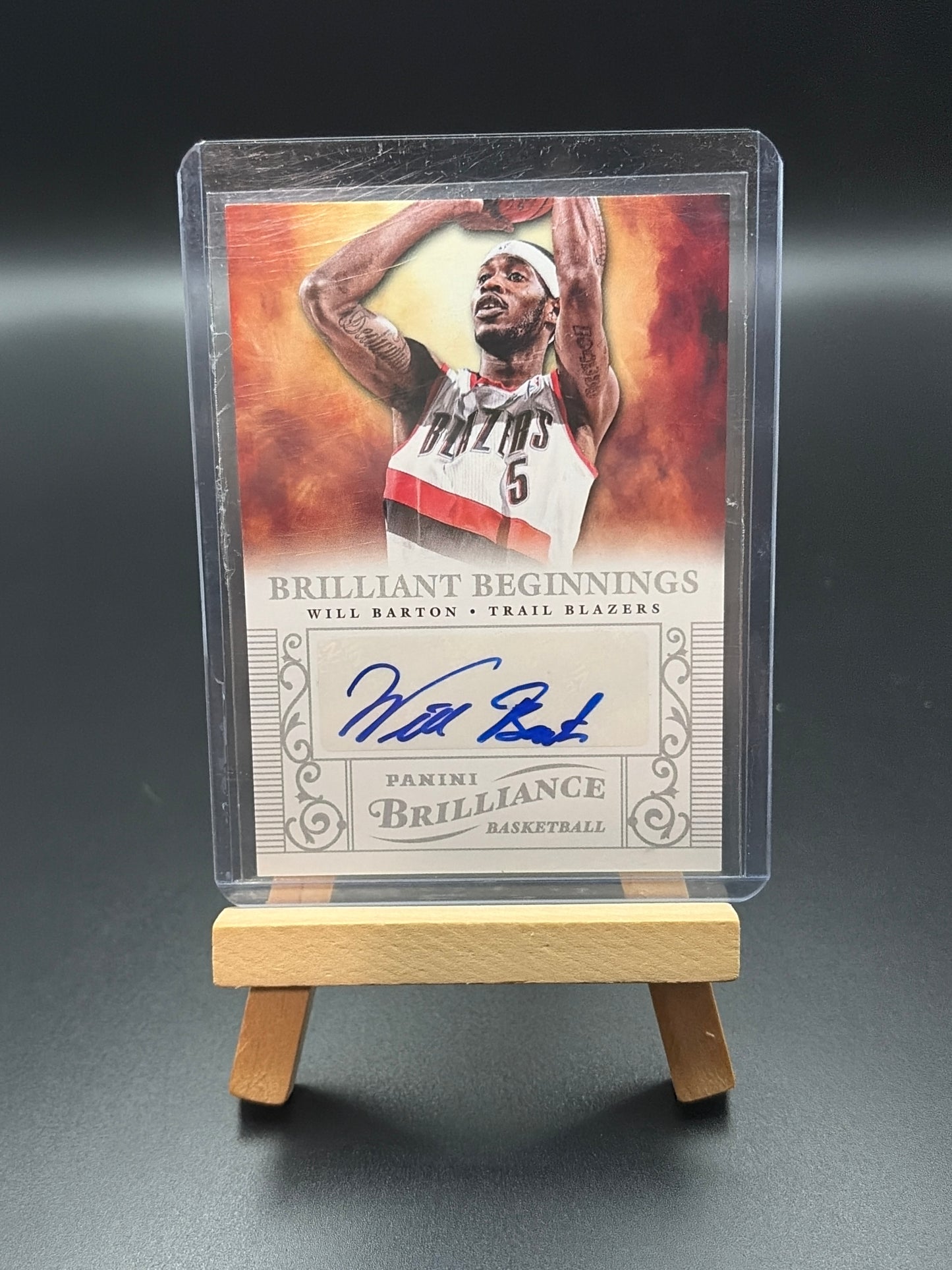 Panini Brilliance Basketball 2012/2013 Will Barton Signed