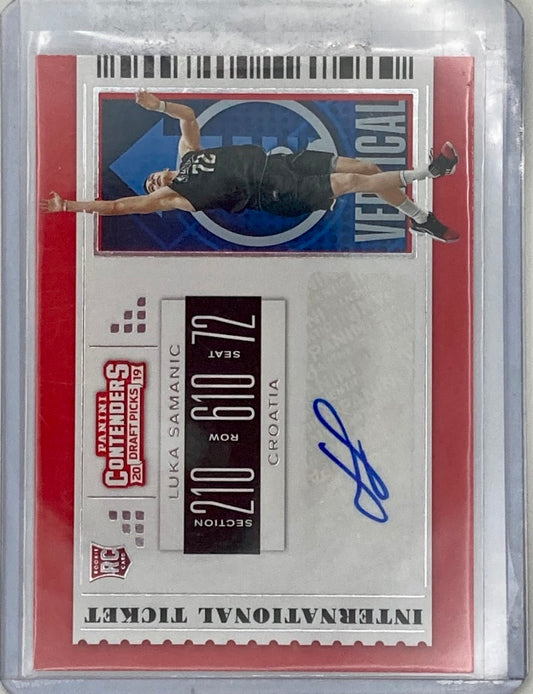 2019 Luka Samanic Autographed Card