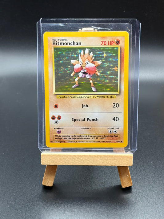 Hitmonchan(007/102)- Base Set (BS)Holo Rare LP