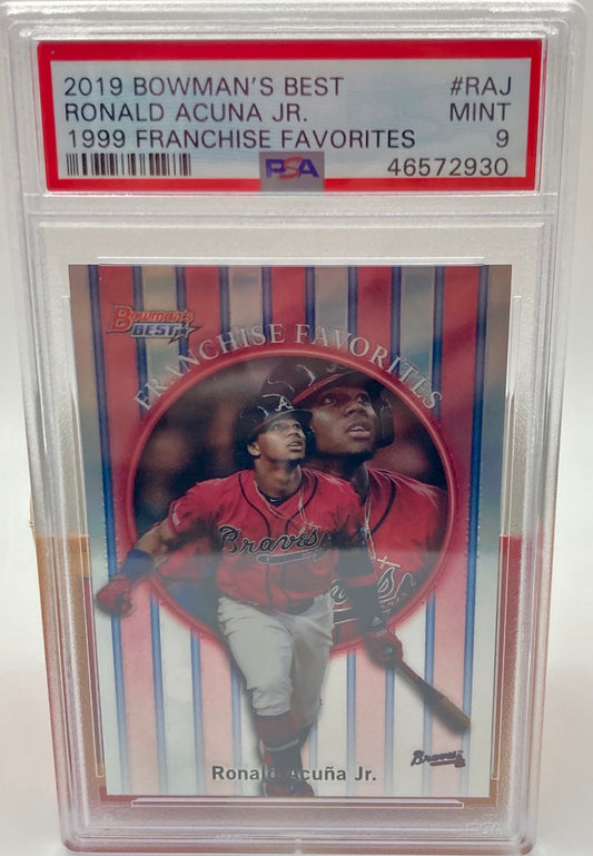 2019 Bowmans Best Ronald Acuna Jr. PSA Graded 9