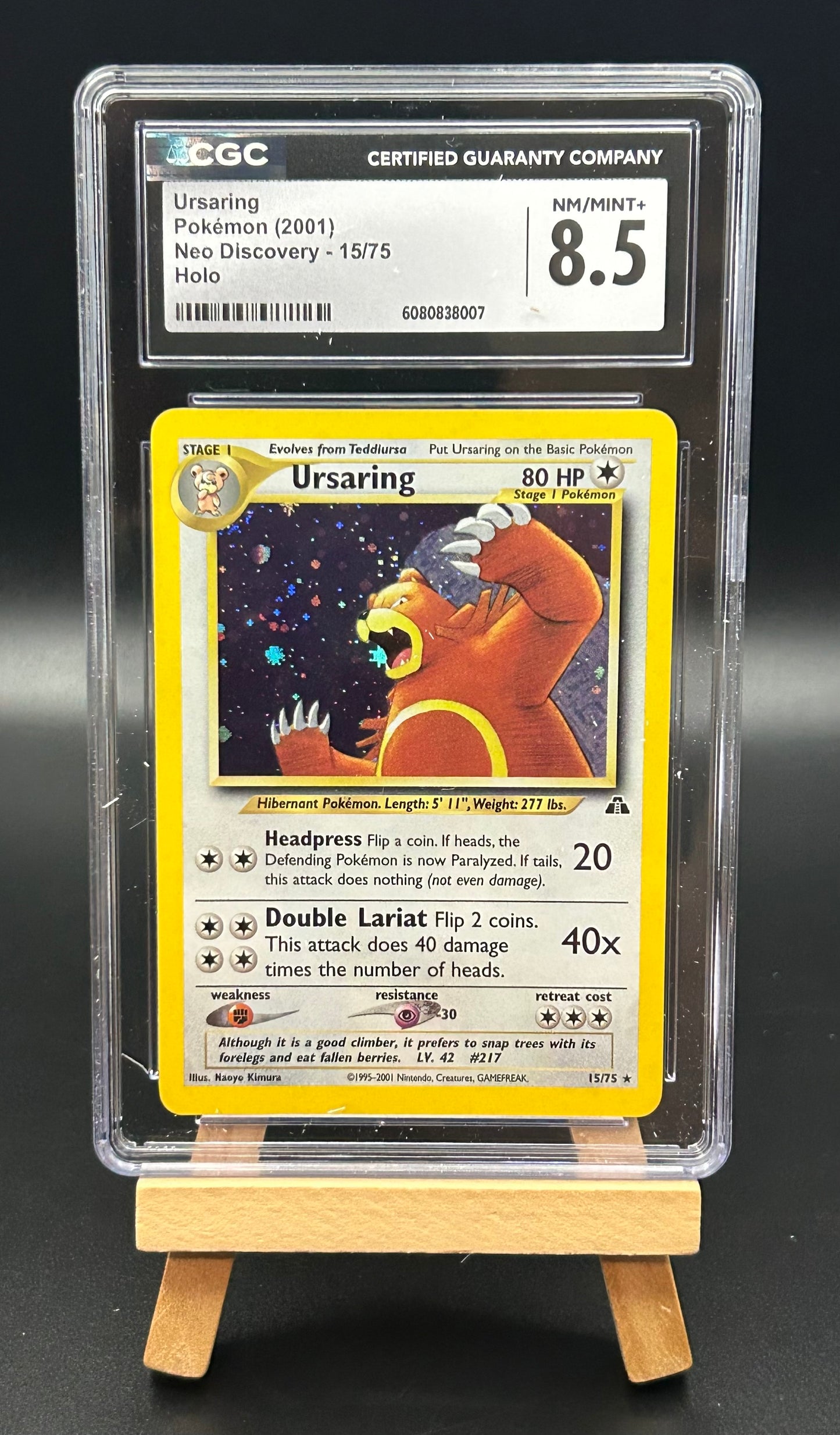 Ursaring(15) Neo Discovery (N2)CGC 8.5