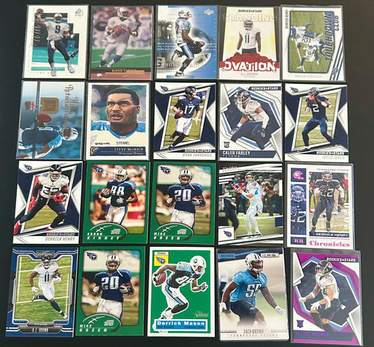 NFL Tennesee Titans 20 Card Lot #2