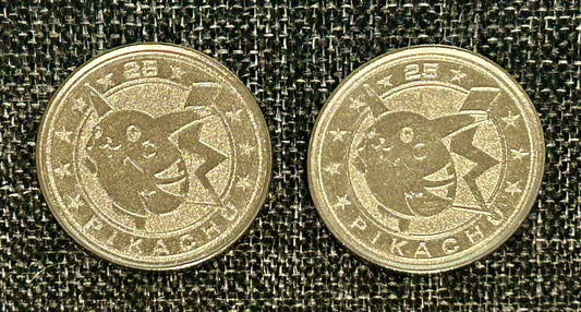 Pokémon Pikachu Metal Coin No.25