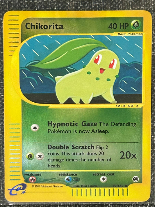 Chikorita (99) - Expedition (EX) Reverse Holo