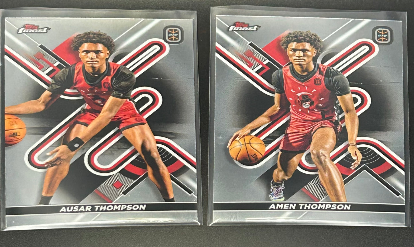 2022-23 Topps Finest OTE Basketball – Amen & Ausar Thompson