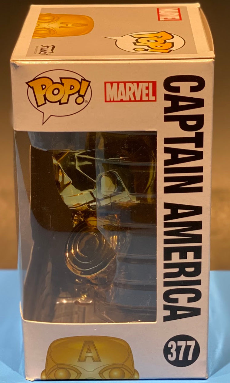 Funko Pop Gold Chrome Captain America