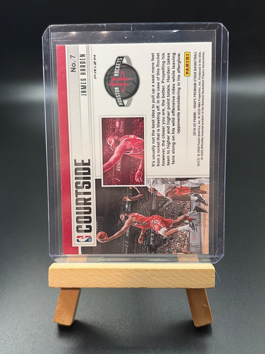 2019-20 James Harden Hoops Premium Stock Courtside Holo Prizm
