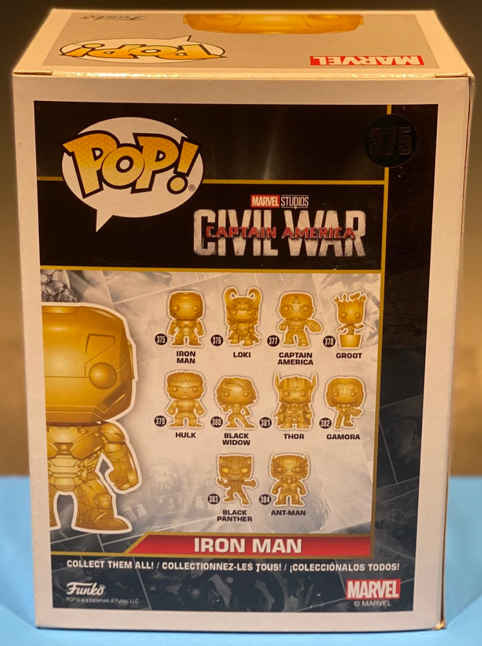 Funko Pop Iron Man Gold Chrome