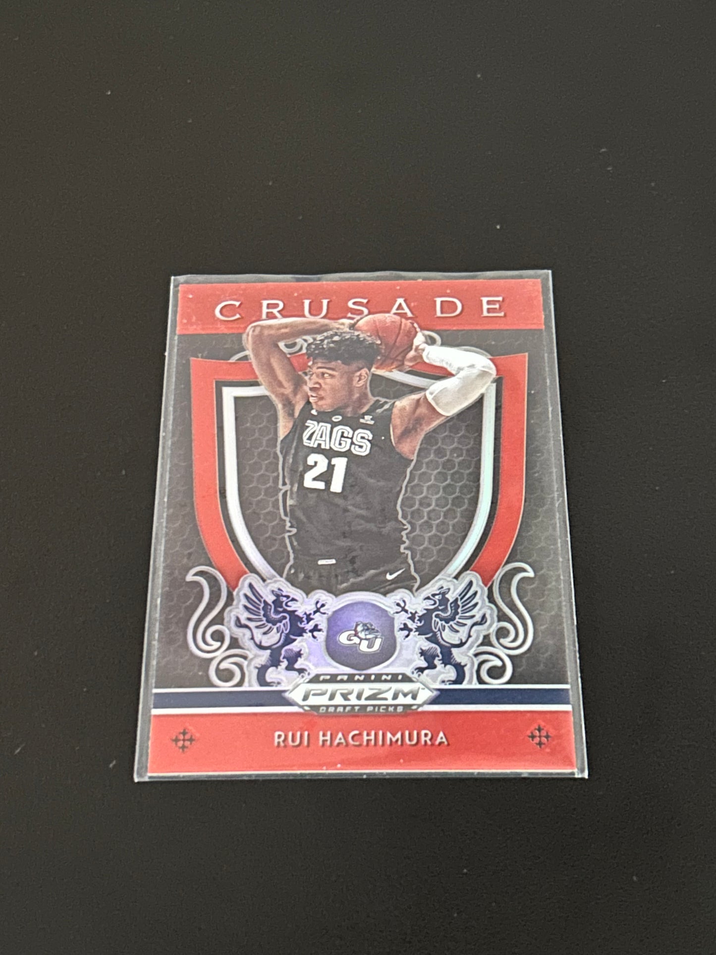 2019 Panini Rui Hachimura Crusade red parallel