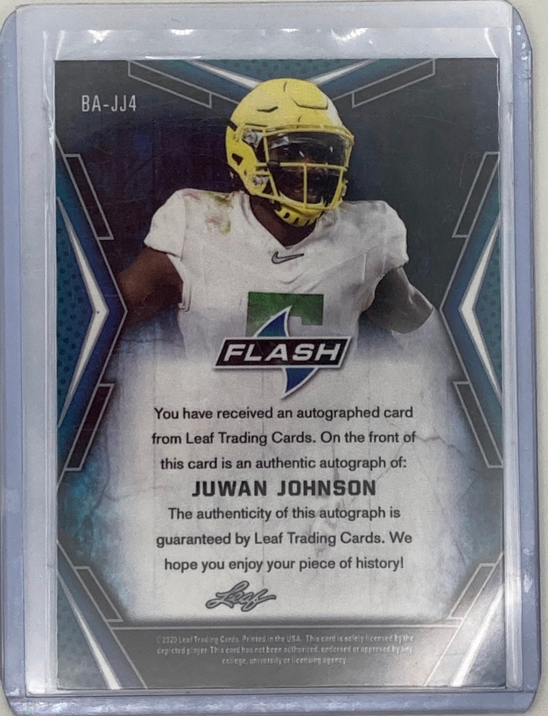 2020 Leaf Rookies and Stars Juwon Johnson Signed