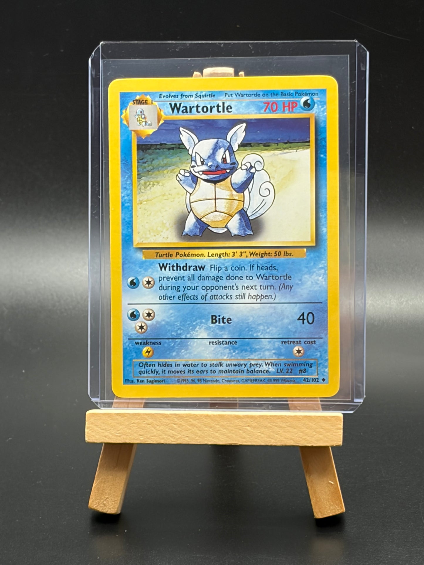 Wartortle (42) - Base Set (BS) NM