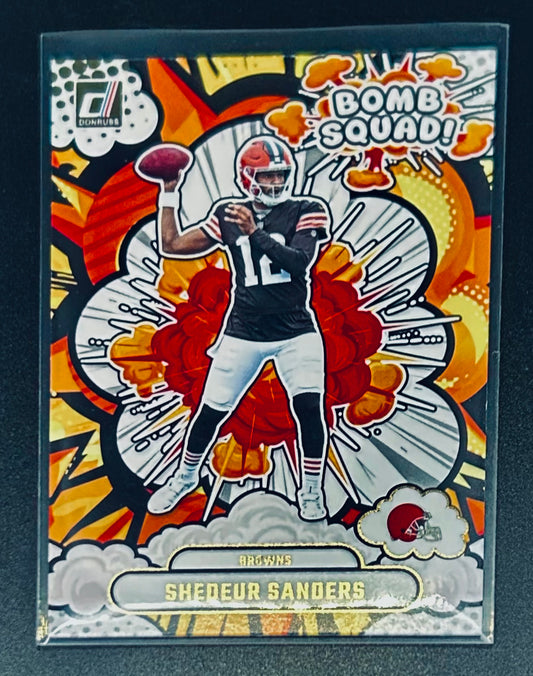 2025 Panini Donruss Football – Bomb Squad #BS-SSS Shedeur Sanders