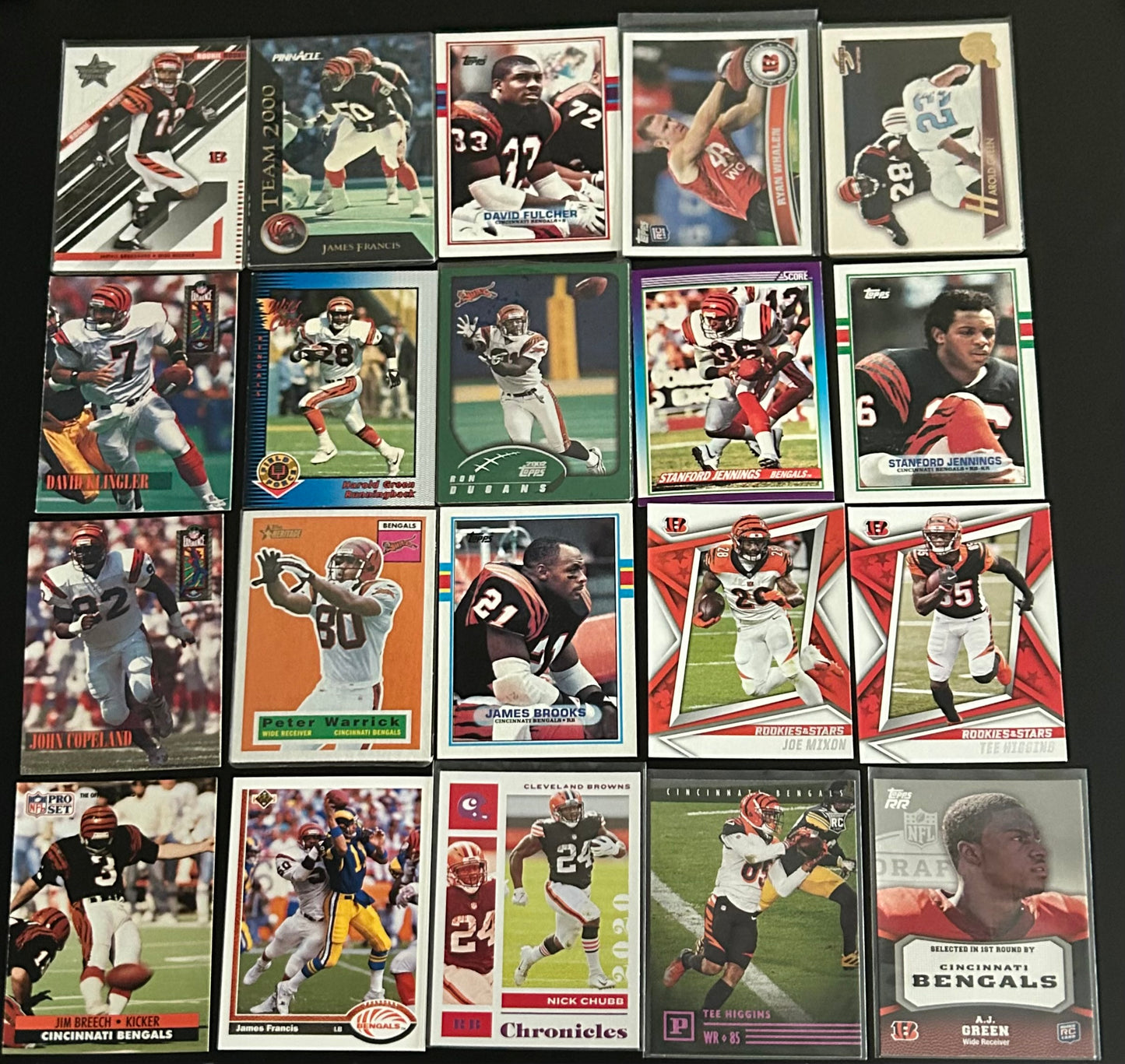 Cincinnati Bengals NFL $3.50 20 Card Lot #4