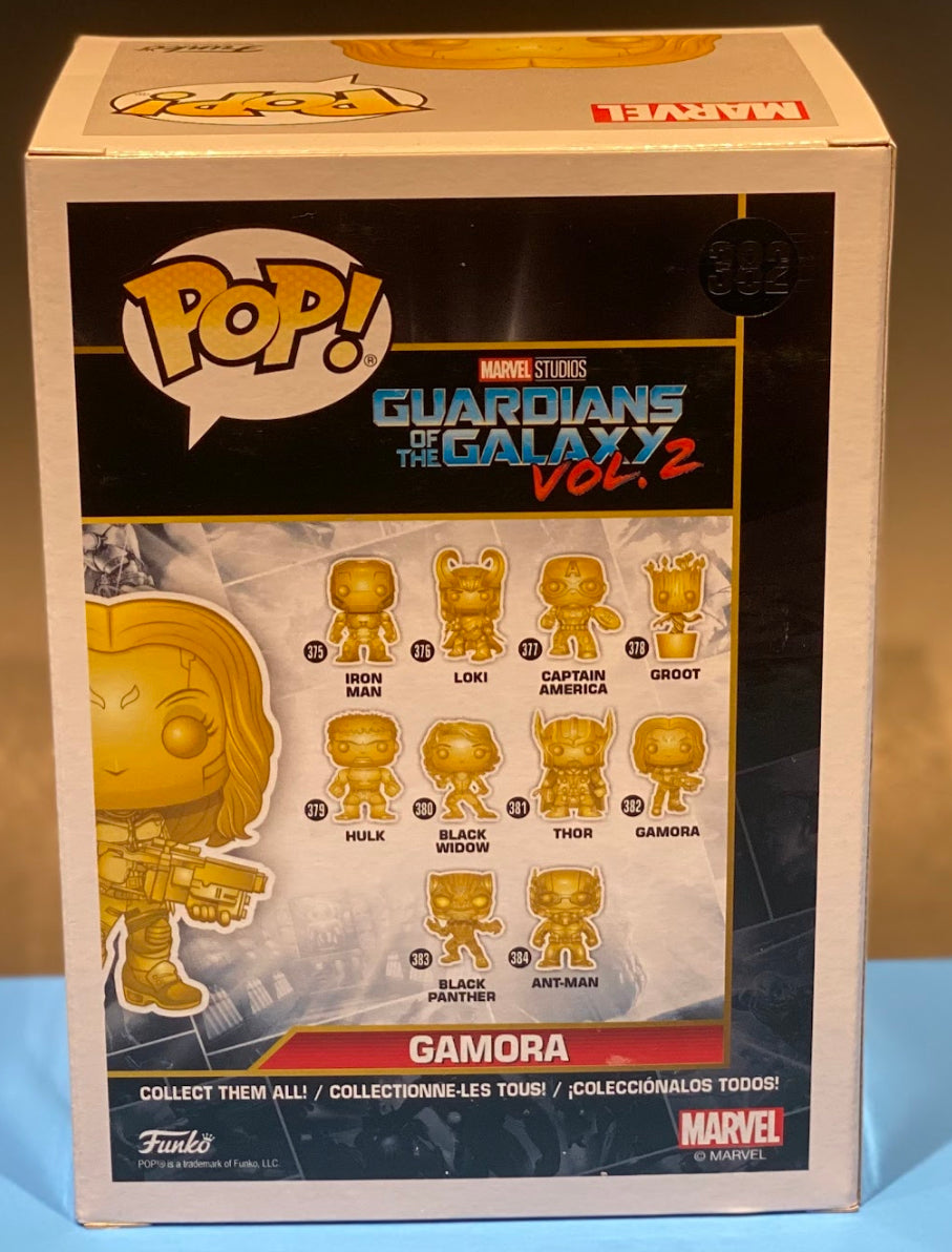 Funko Pop Gold Chrome Gamora