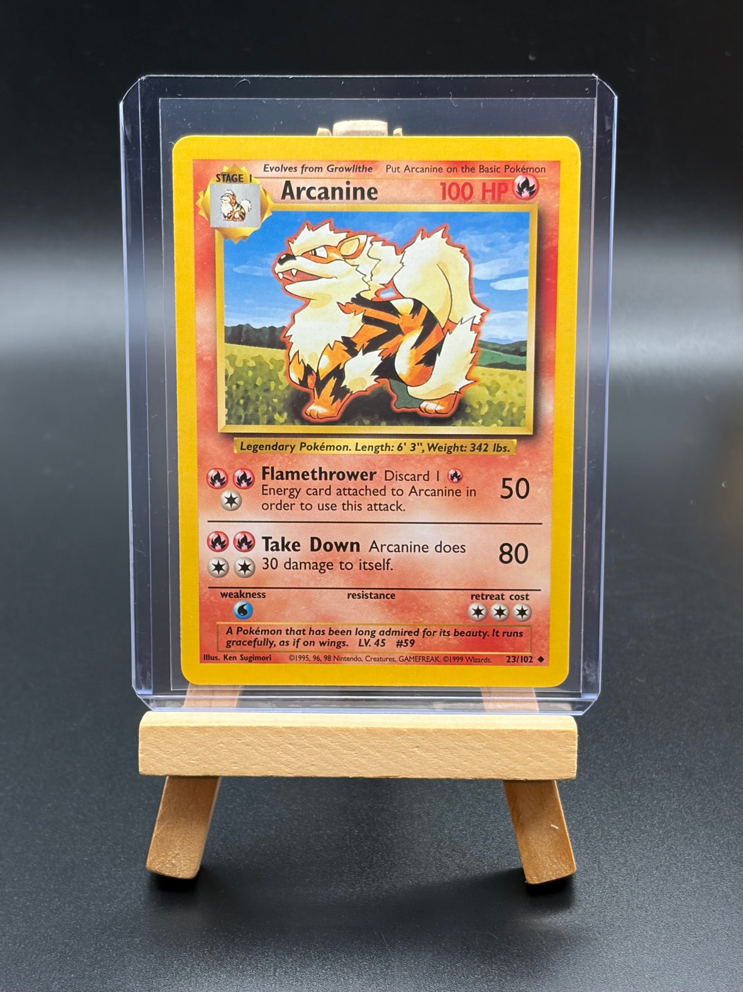 Arcanine (23) - Base Set (BS) NM