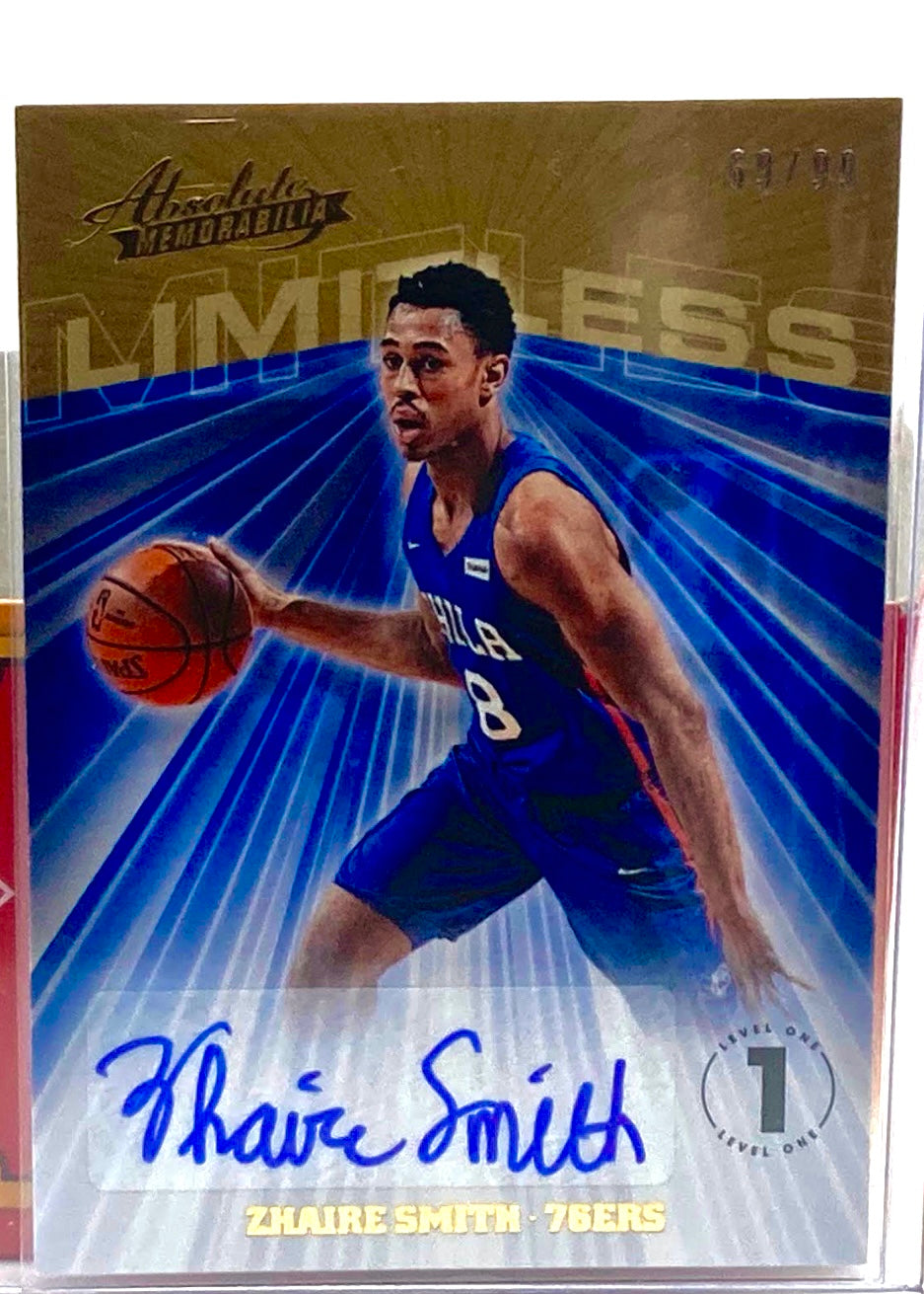 Zhaire Smith Panini Autograph And Numbered /99