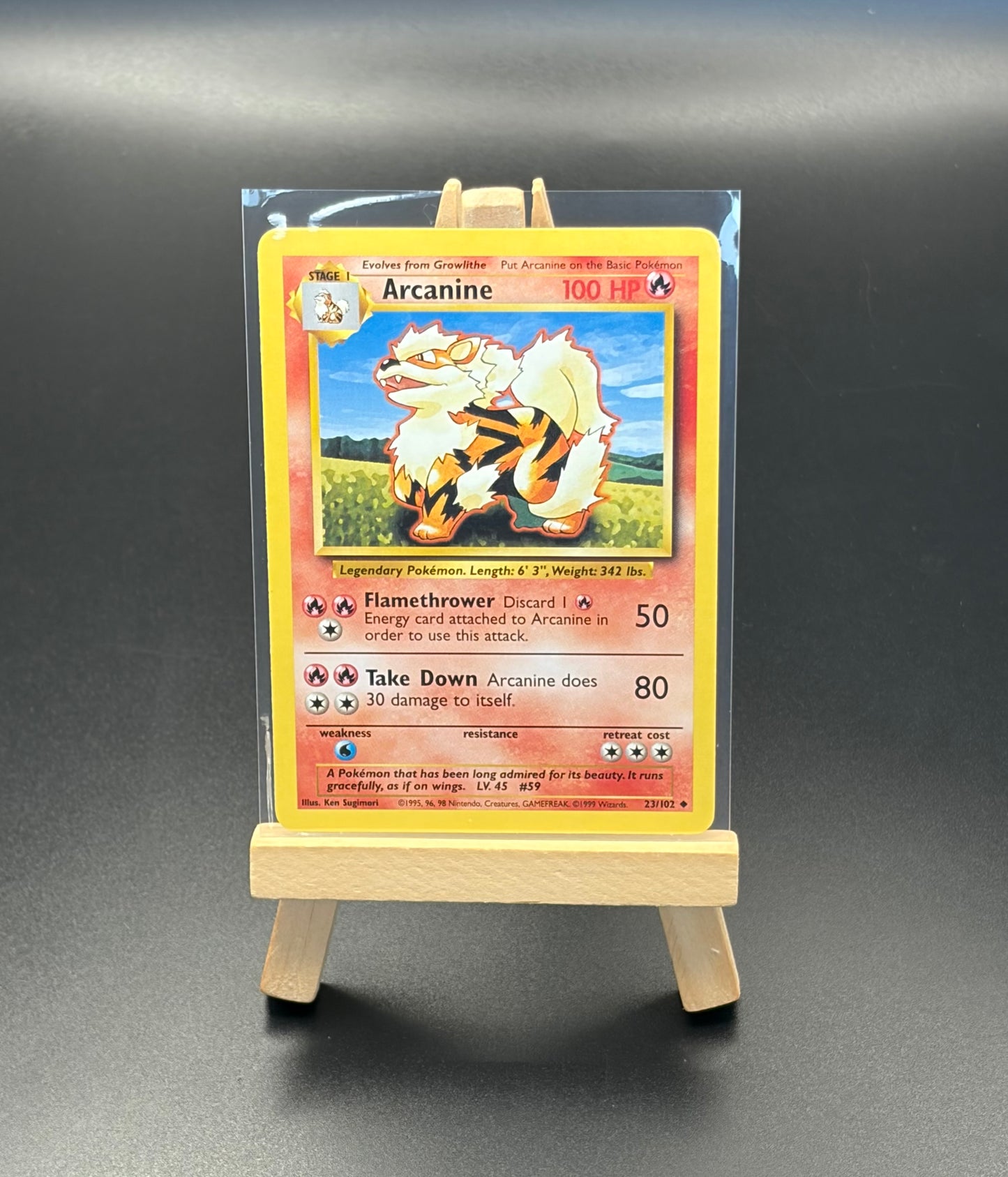 Arcanine (23) - Base Set (BS)LP