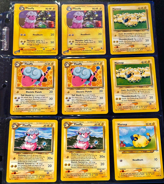 9 Card Mareep Evolution Collection