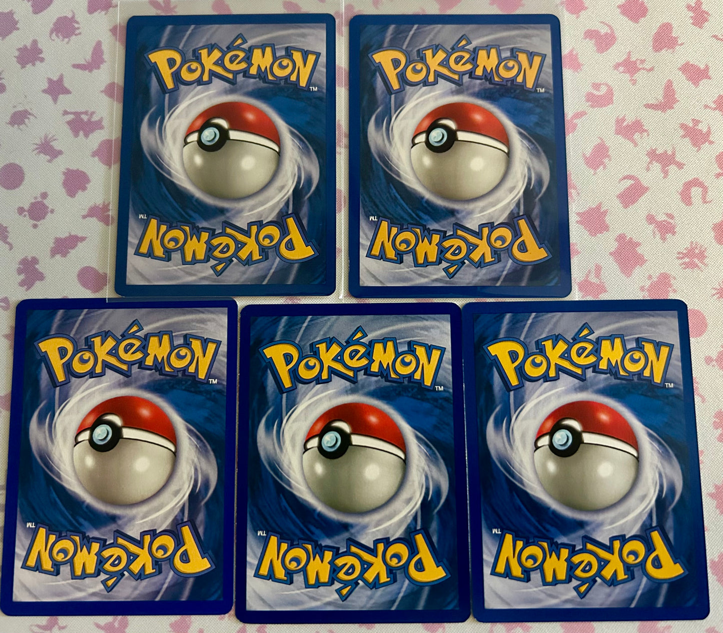 5 Card Pokeball Card Lot