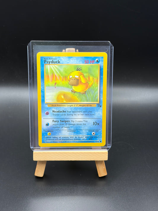Two Psyduck Cards (53) - Fossil (FO) LP