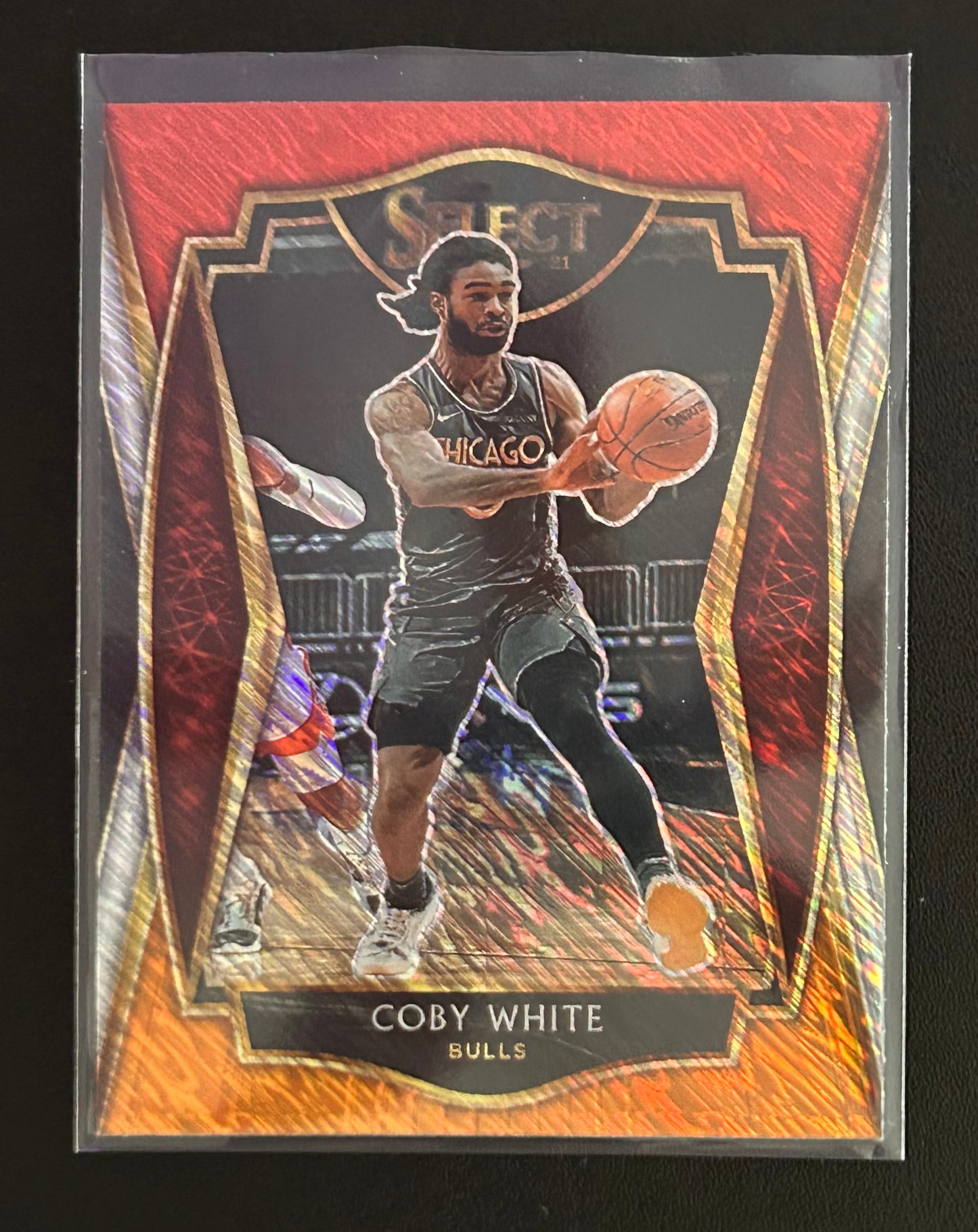 2020 Panini Select Coby White Red/White/Orange Flash Card