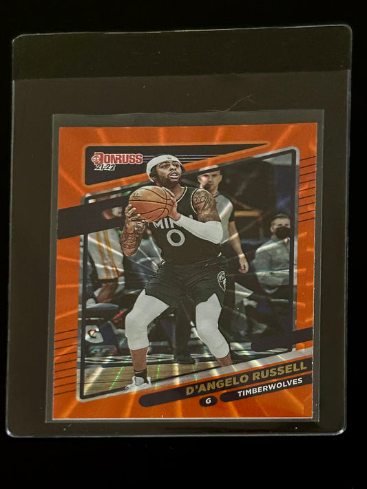 2021-2022 Panini - Donruss Basketball D’Angelo Russell Orange Pulsar Parallel