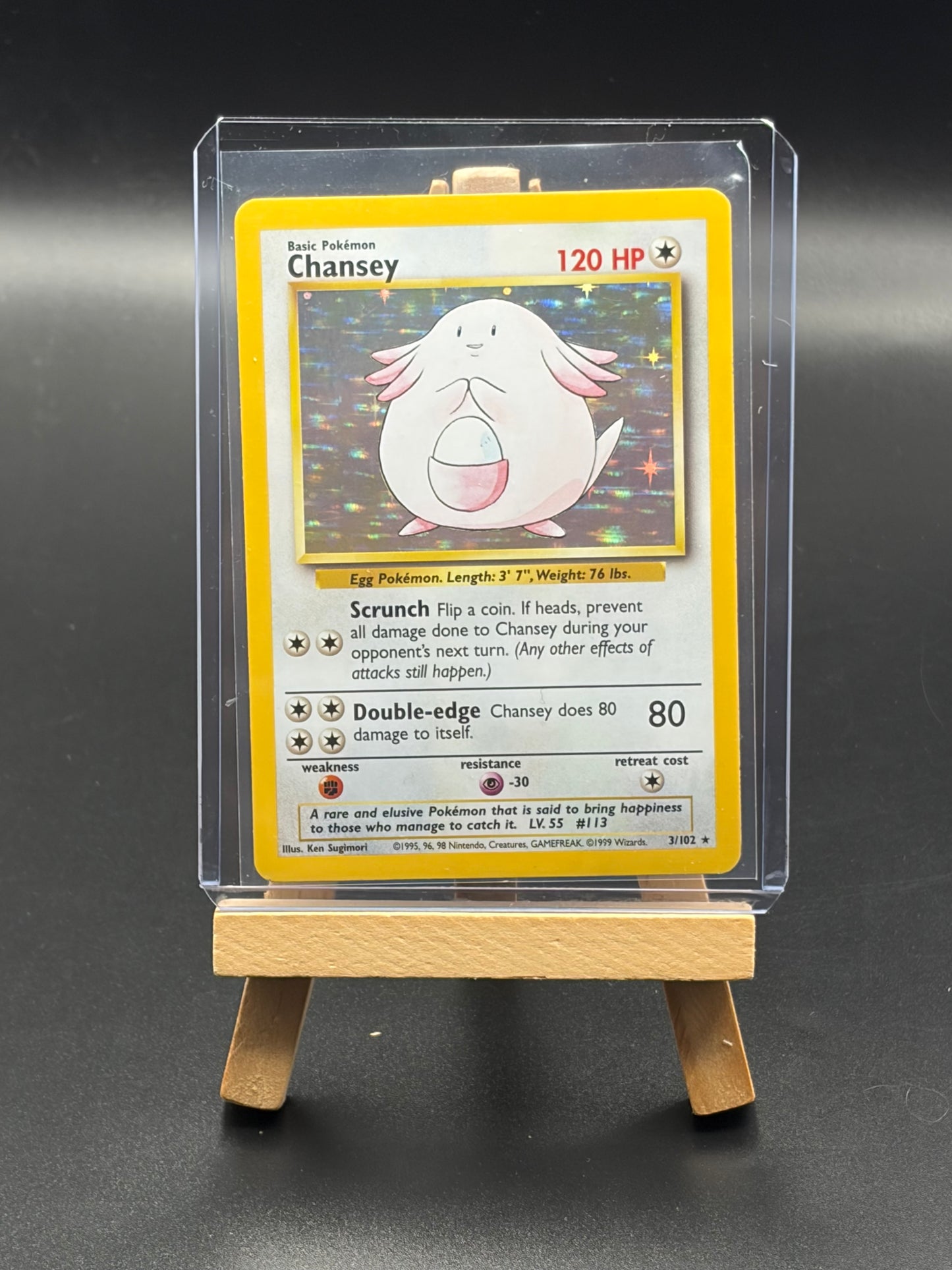 Chansey(003/102)- Base Set Lightly Played Repaired