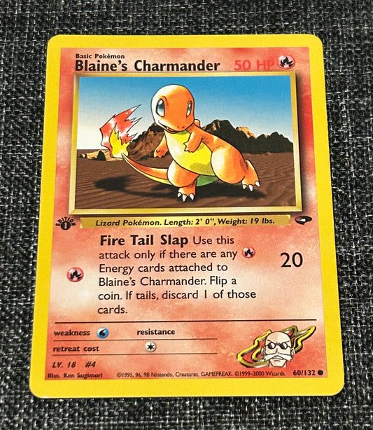 Blaine’s Charmander- Gym Challenge (G2)1st Edition