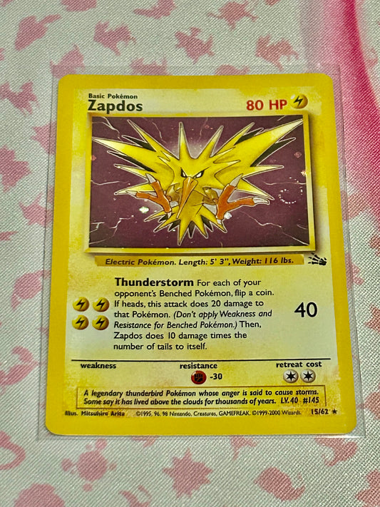 Zapdos (15) - Fossil (FO)